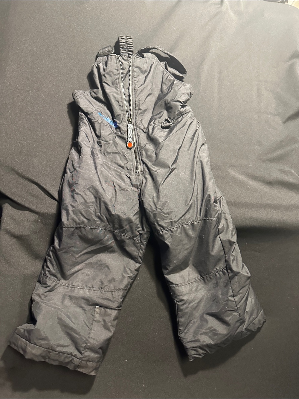 Columbia Black Kids Snow Overalls